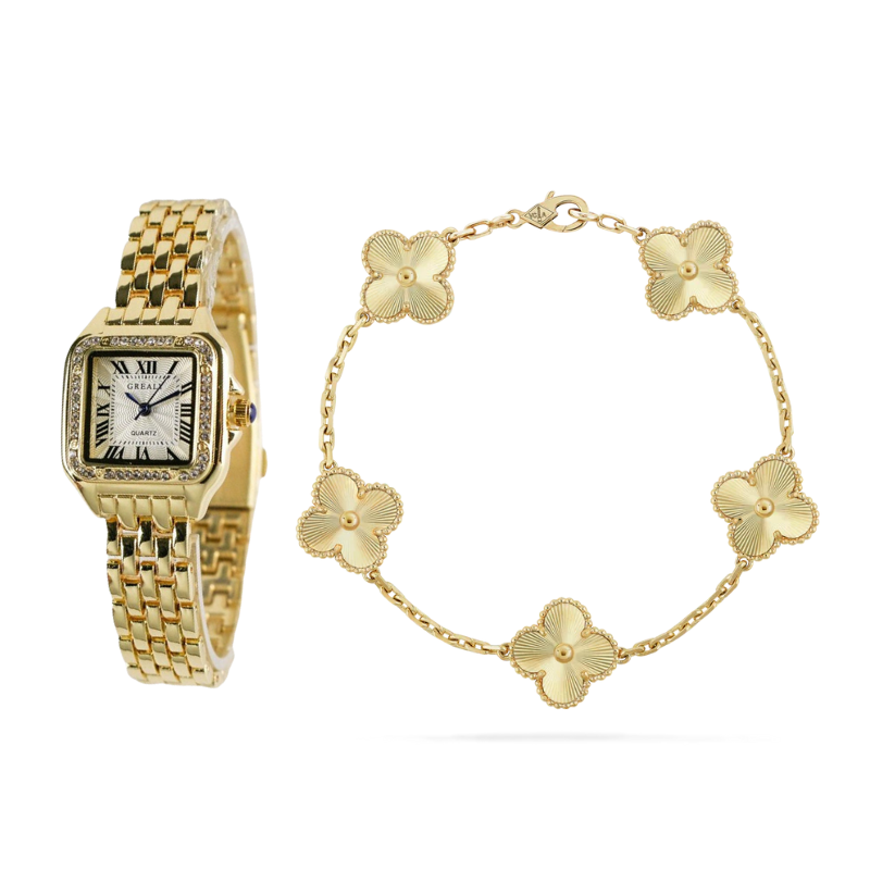 Sofia | Watch Bracelet Set – Gold