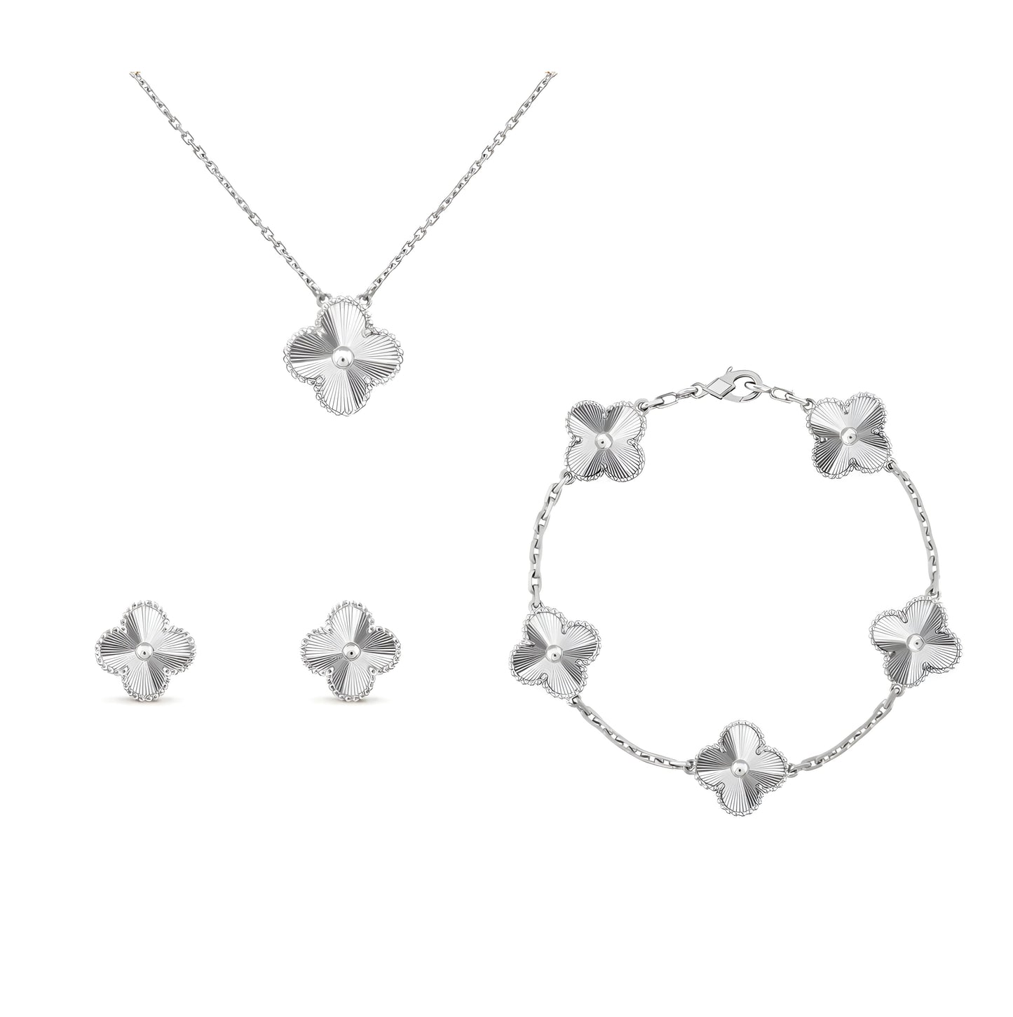Glamour Clover | Set – Silver