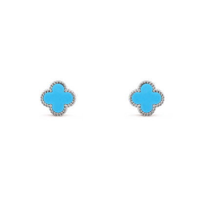 Coki | Earrings – Blue/Silver