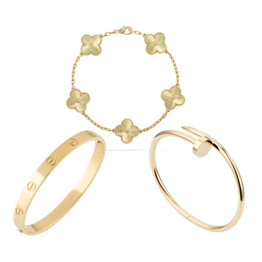 Milan | Bracelet Set – Gold