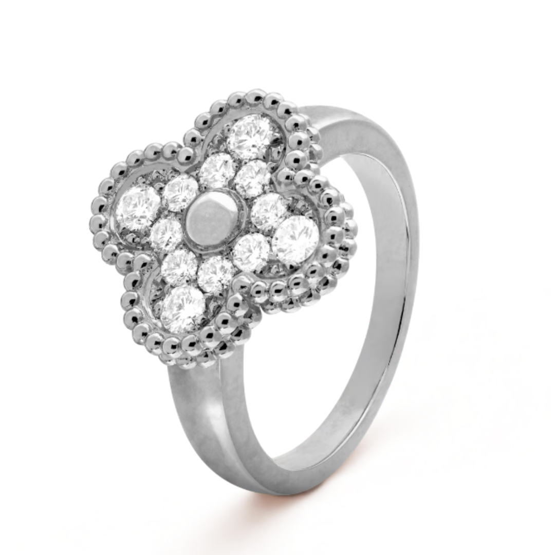 Amber | Ring – Diamond/Silver