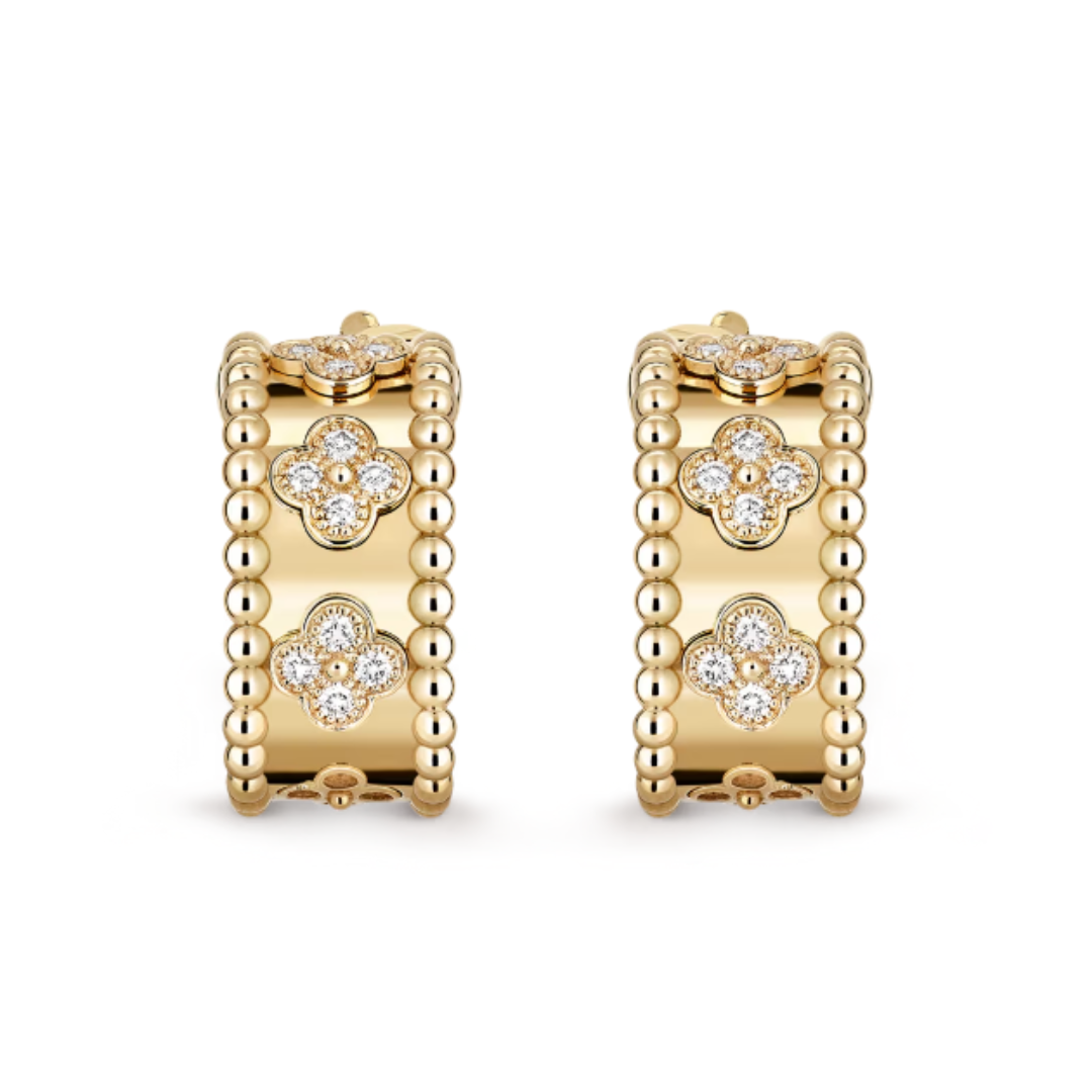 Abby | Earrings – Diamond/Gold