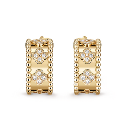 Abby | Earrings – Diamond/Gold