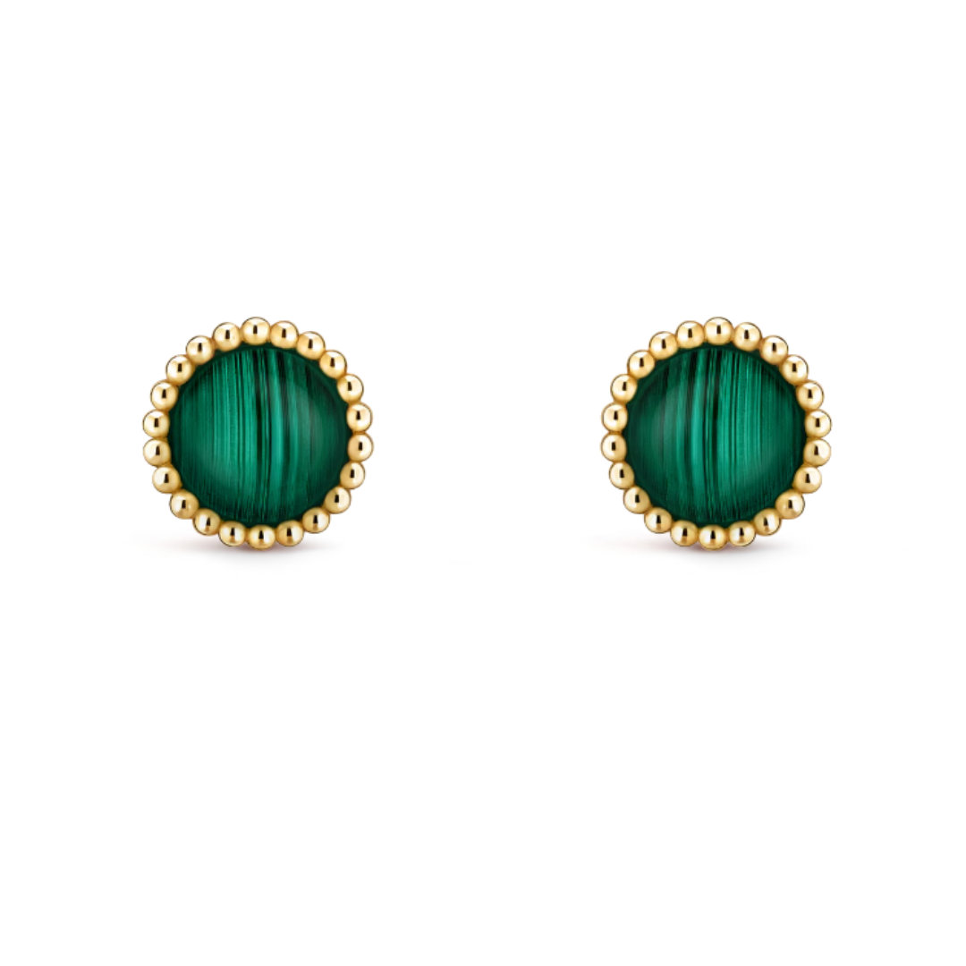 Sassy | Earrings – Green/Gold