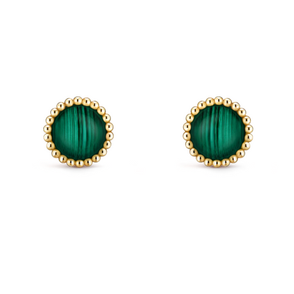 Sassy | Earrings – Green/Gold