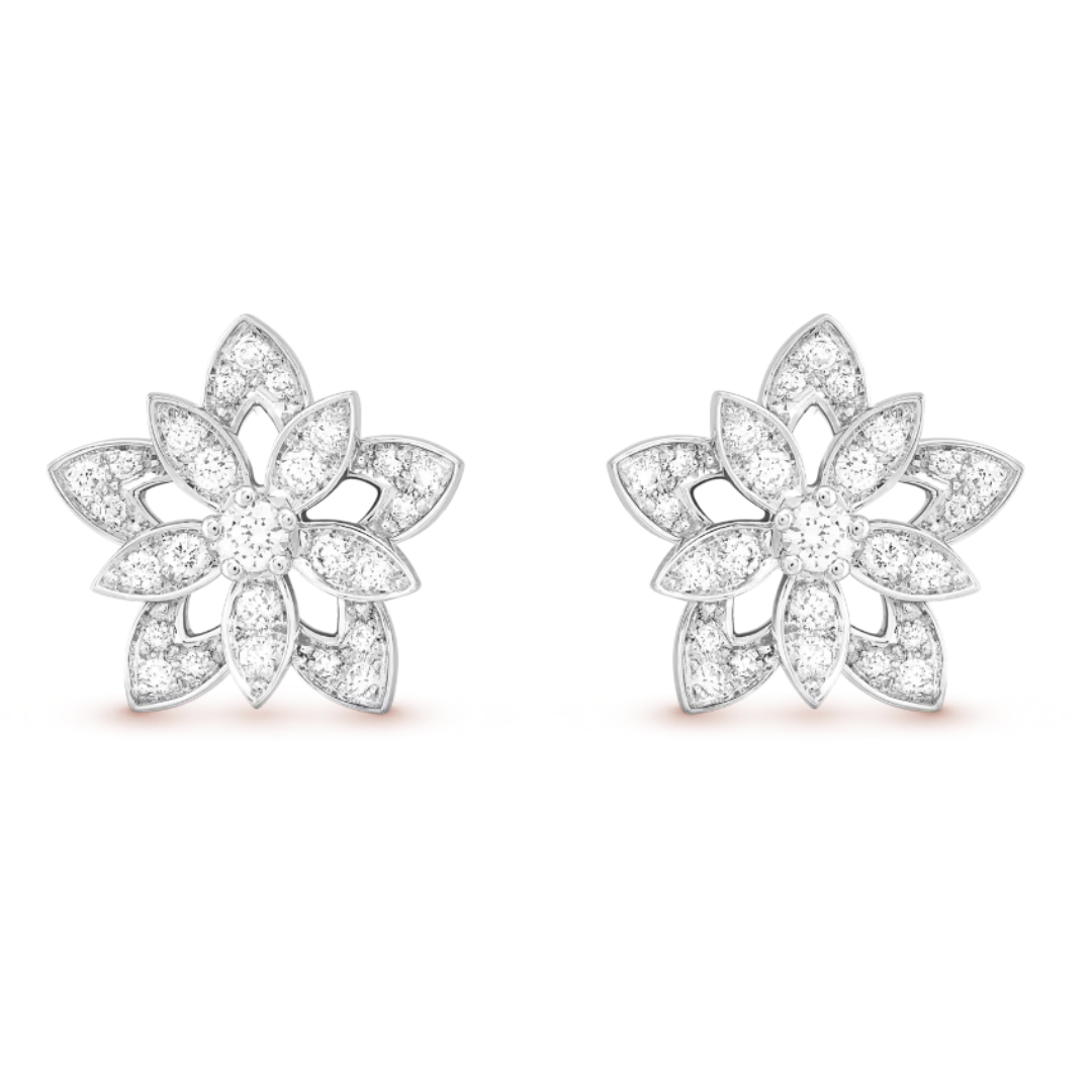 Snowflake | Earrings – Diamond/Silver