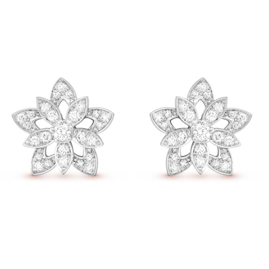 Snowflake | Earrings – Diamond/Silver