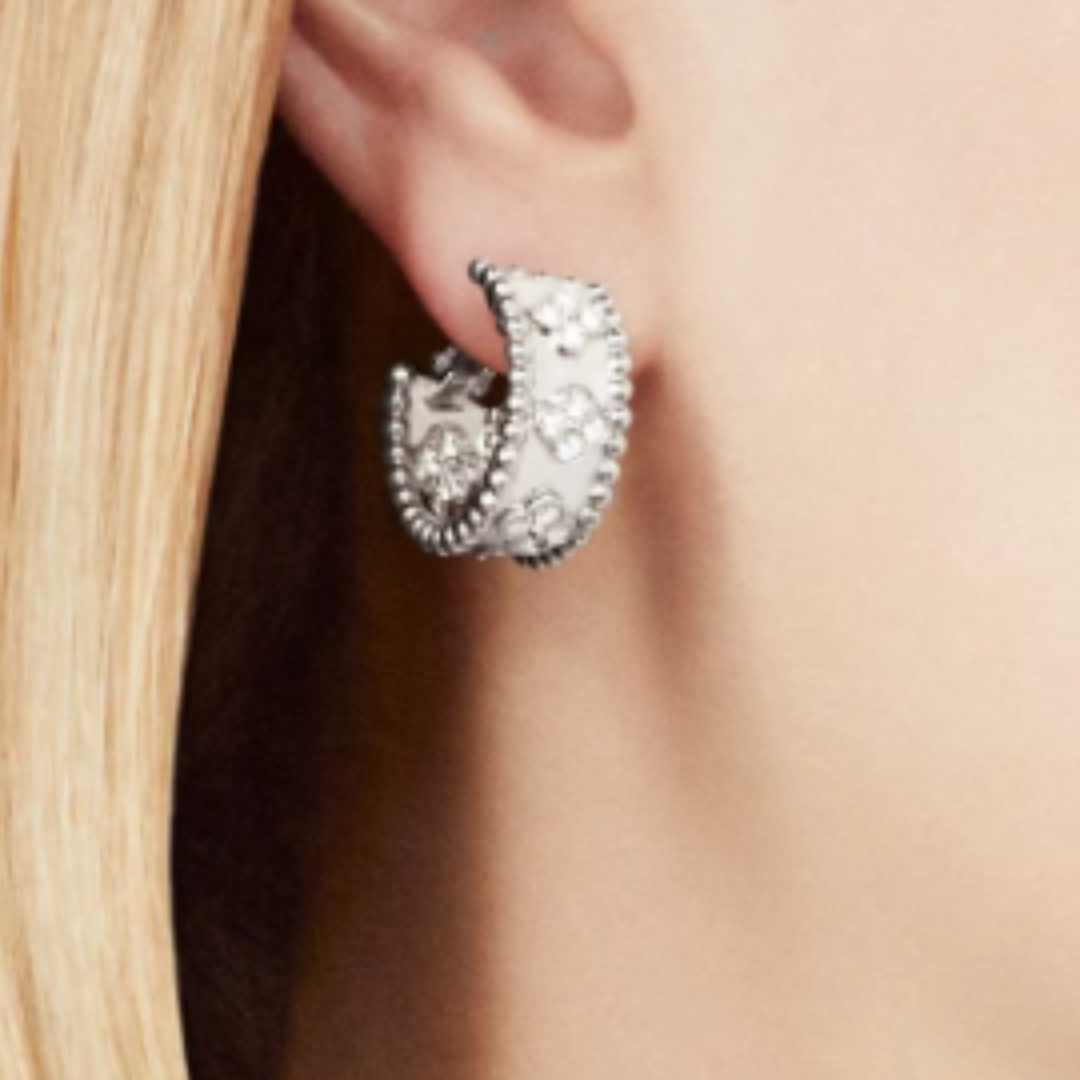 Abby | Earrings – Diamond/Silver