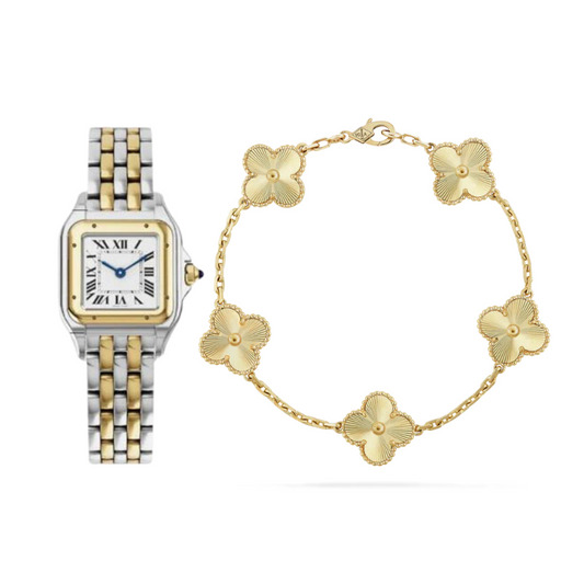Julio | Watch Bracelet Set – Silver/Gold