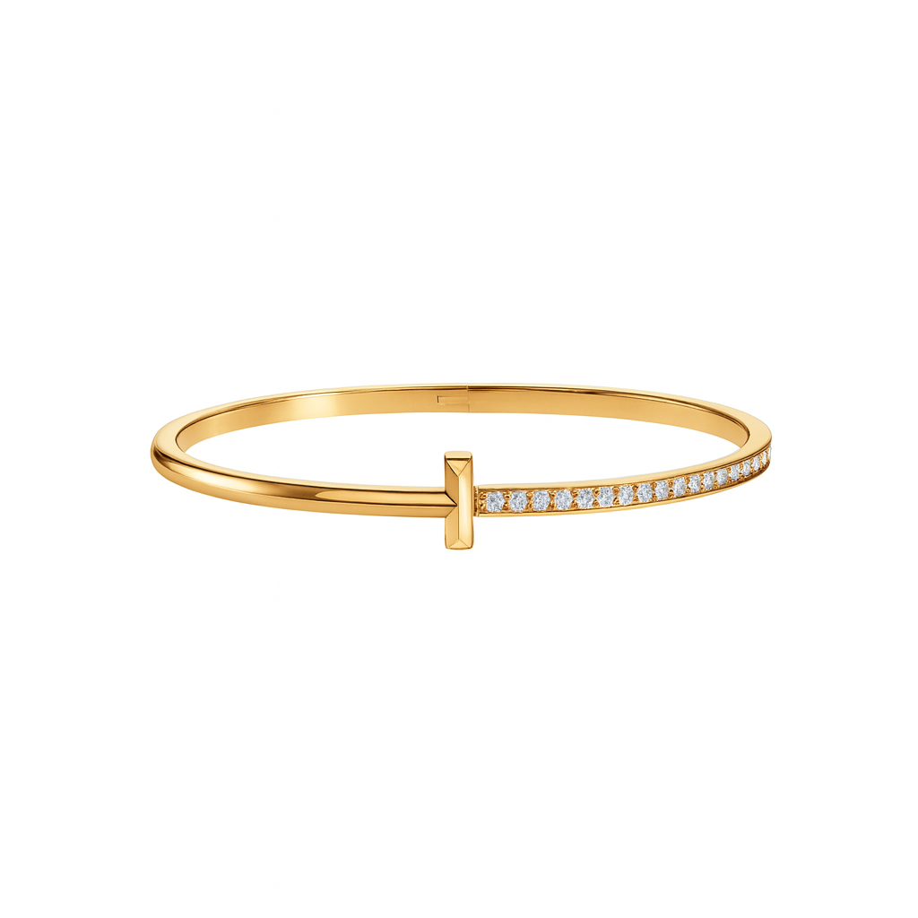 T | Bracelet – Gold