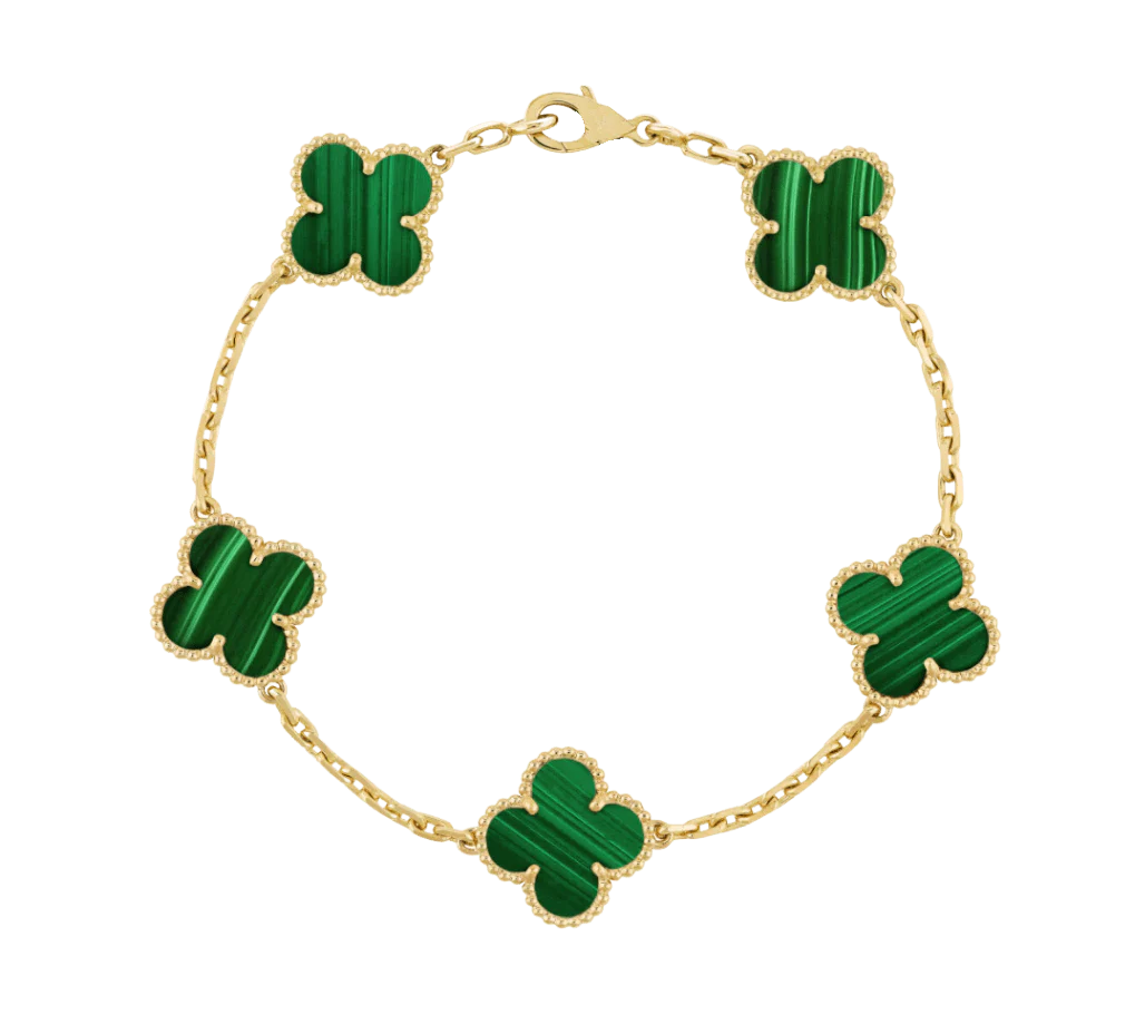 Four-Leaf Clover | Bracelet Set – Gold