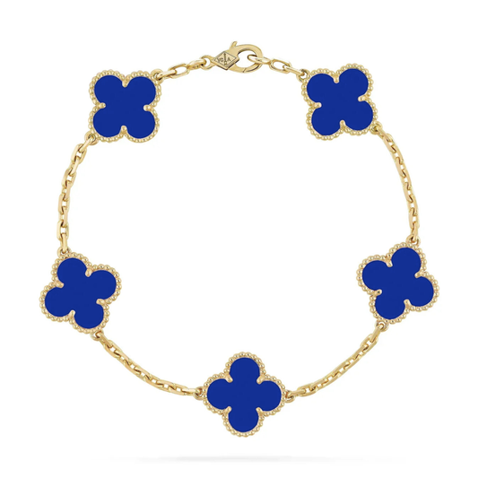 Four-Leaf Clover | Bracelet – Blue