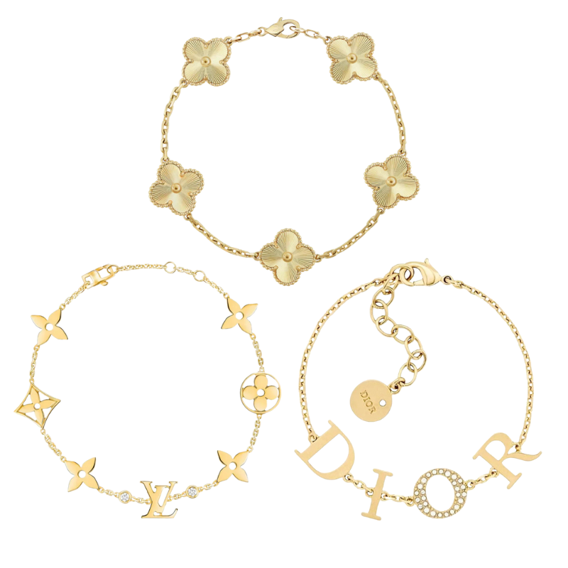 Vienna | Bracelet Set – Gold