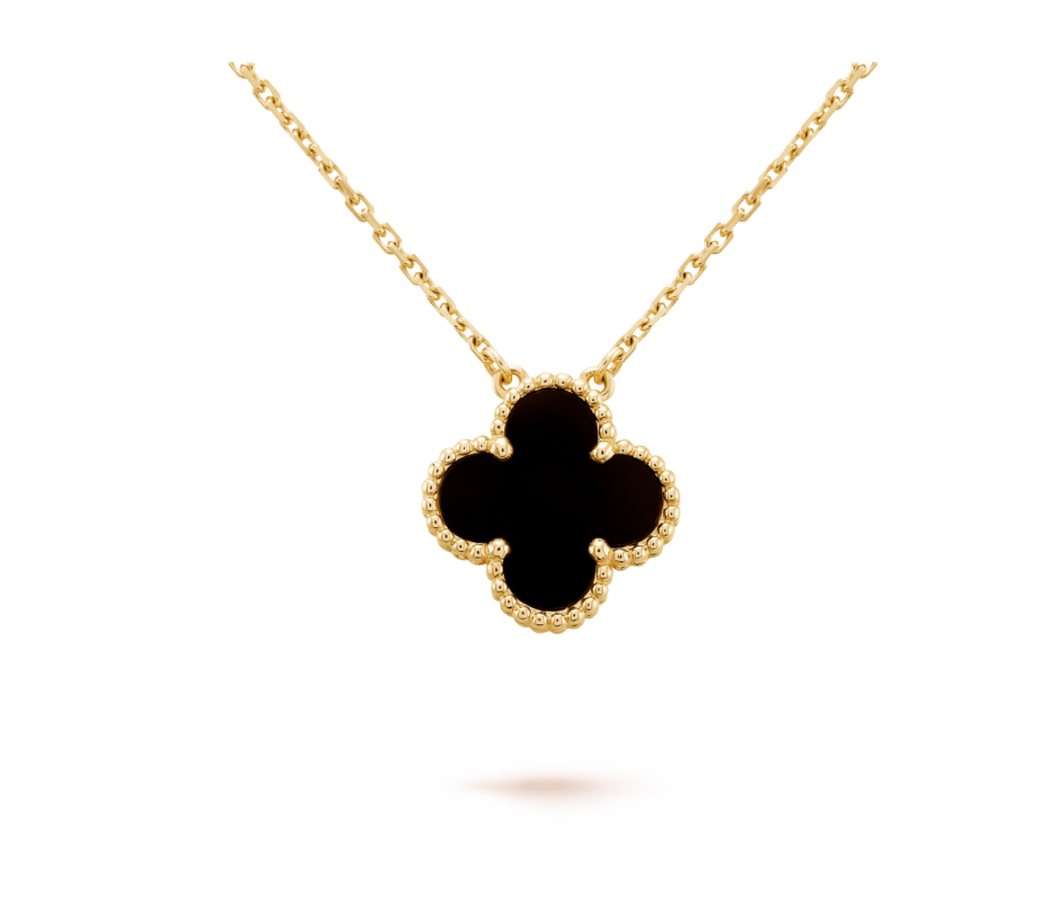 Four-Leaf Clover | Necklace – Black