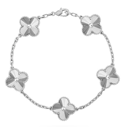 Four-Leaf Clover | Bracelet – Silver