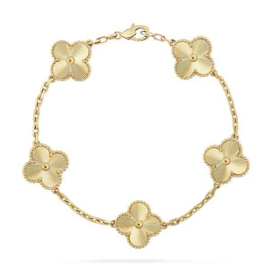 Four-Leaf Clover | Bracelet – Gold
