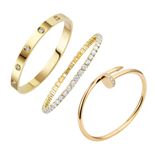Bella | Bracelet Set – Gold